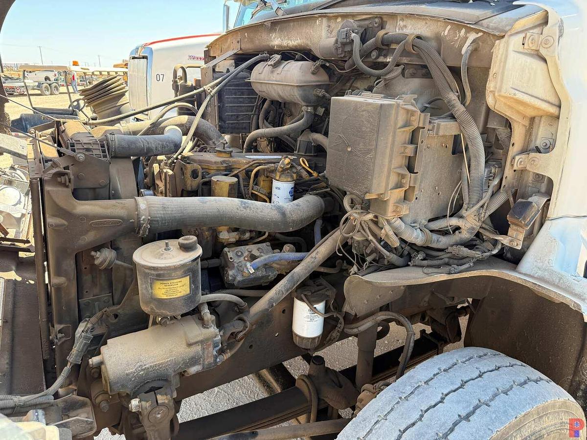 Used 2002 STERLING M8500 ACTERRA 87’ AERIAL PLATFORM SIGN CRANE TRUCK