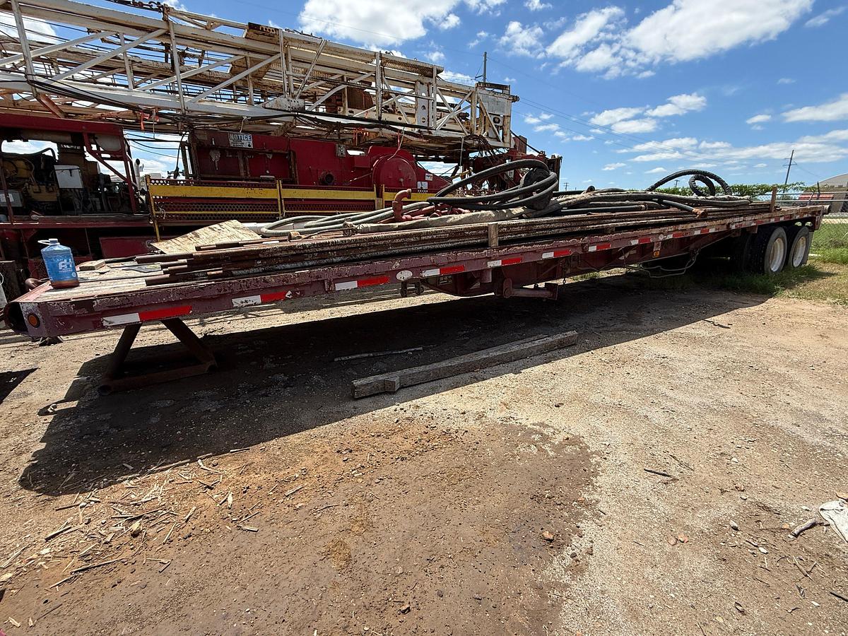 Used 2011 VIKING 42’ X 102” T/A  OILFIELD FLOAT FLATBED TRAILER