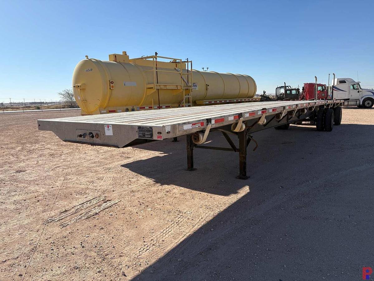 Used 2015 TRANSCRAFT EAGLE II 53’ X 102” T/A FLATBED TRAILER
