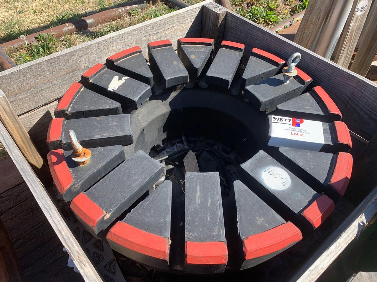 Used 6k 13 5/8” 5000LL 80 NBR ANNULAR BOP COMPONENT