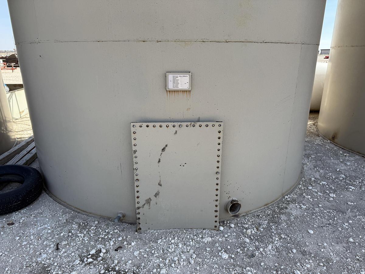Used 2006 CRALL PRODUCTS 12’ DIA X 15’ H 300 BBL CRUDE OIL STORAGE TANK