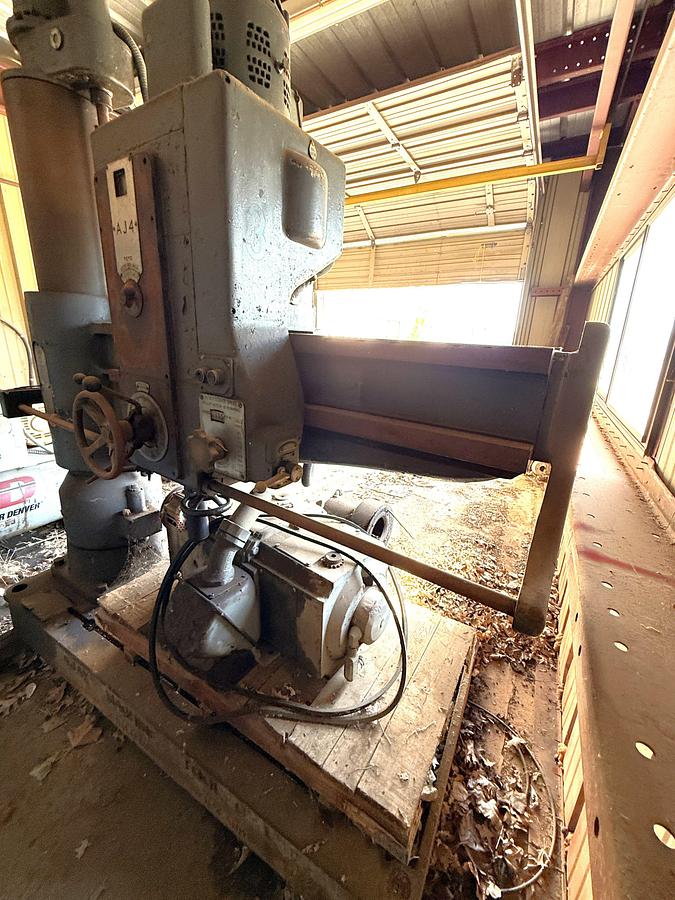 Used BROOKHIRST RADIAL VERTICAL DRILL 7’L x 3’W x 10’H