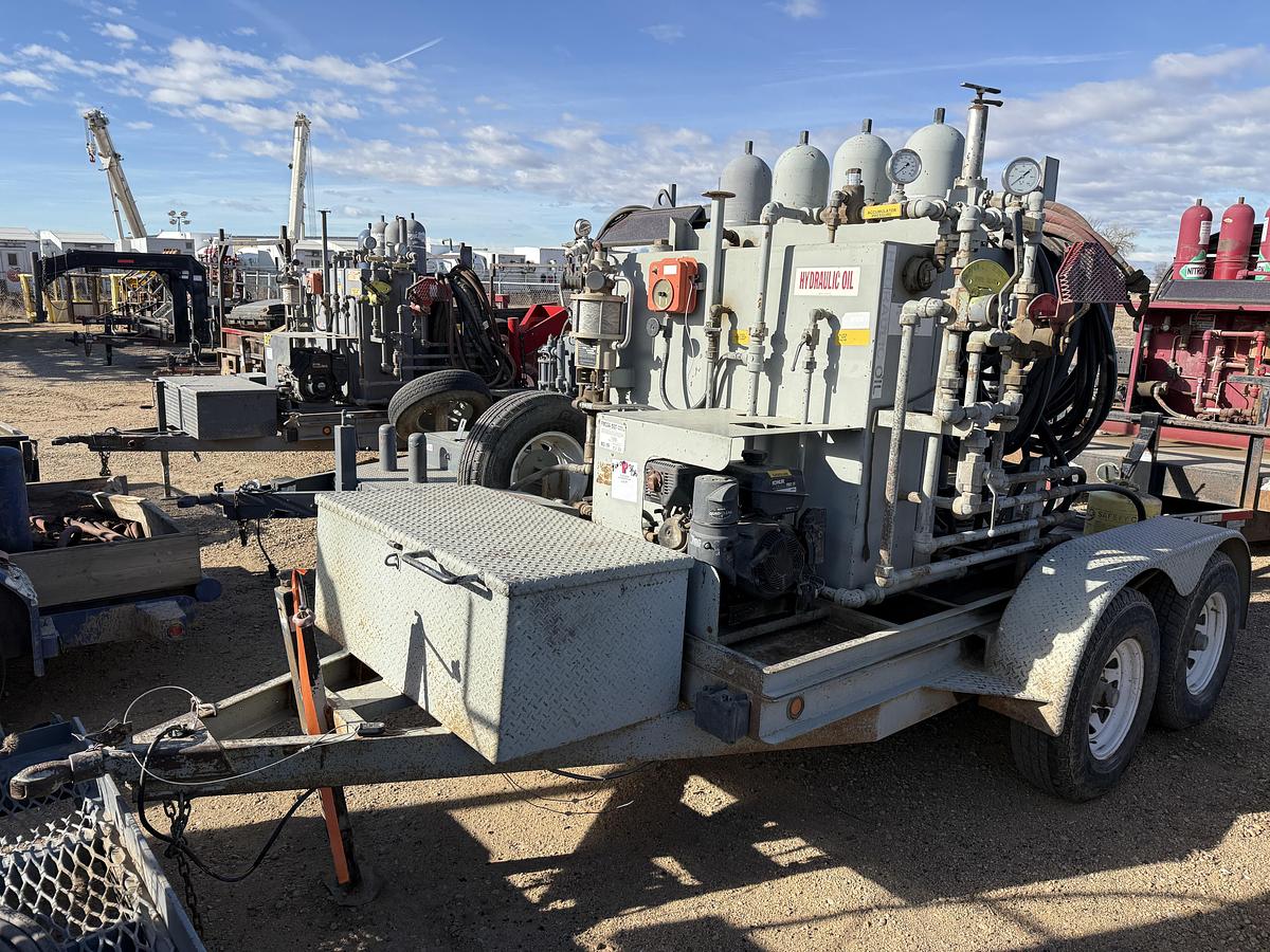 Used 10’ T/A SHOP BUILT 2-STATION ACCUMULATOR TRAILER