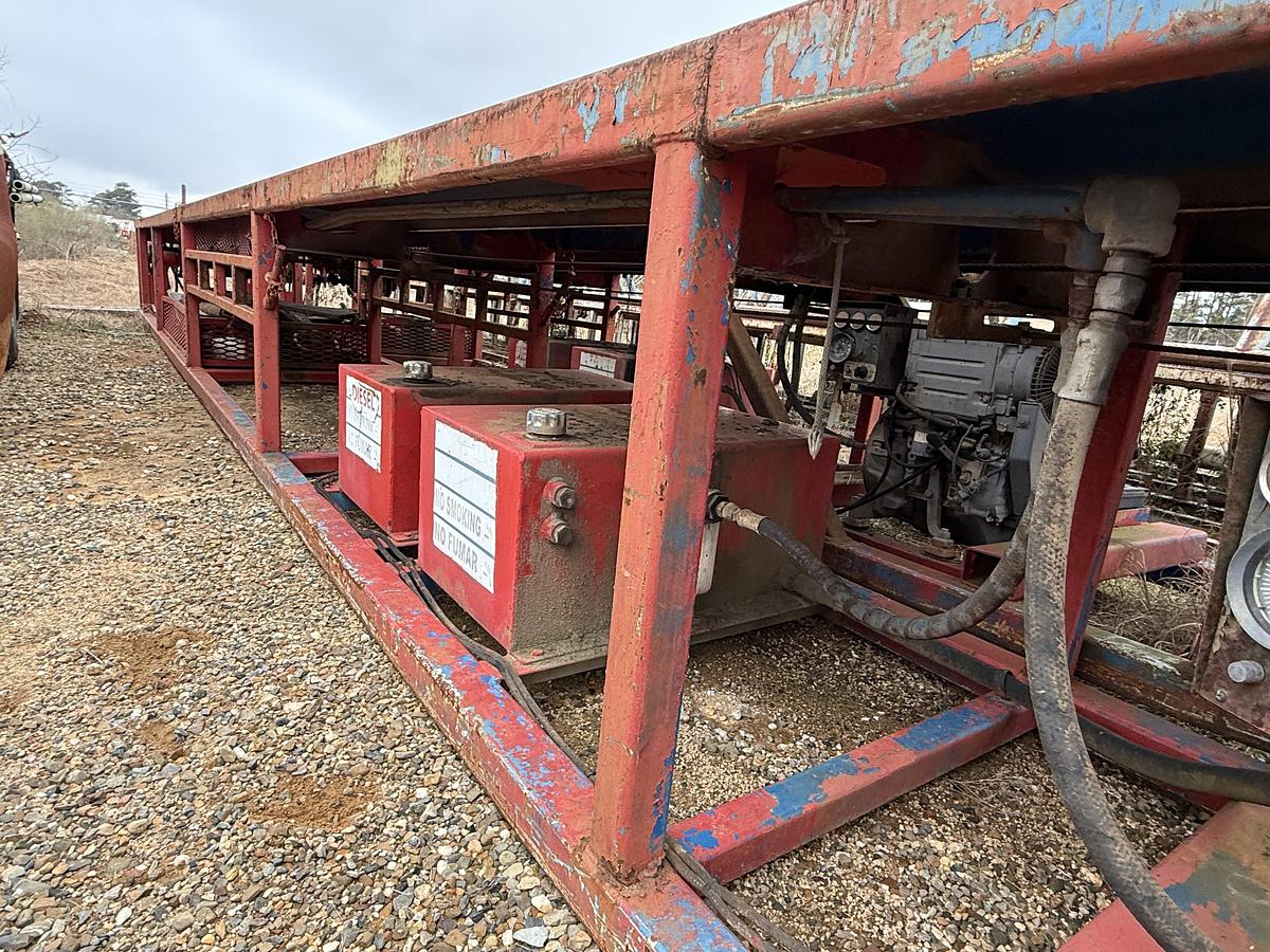 Used 40’ X 48” SKIDDED HYDRAULIC CATWALK