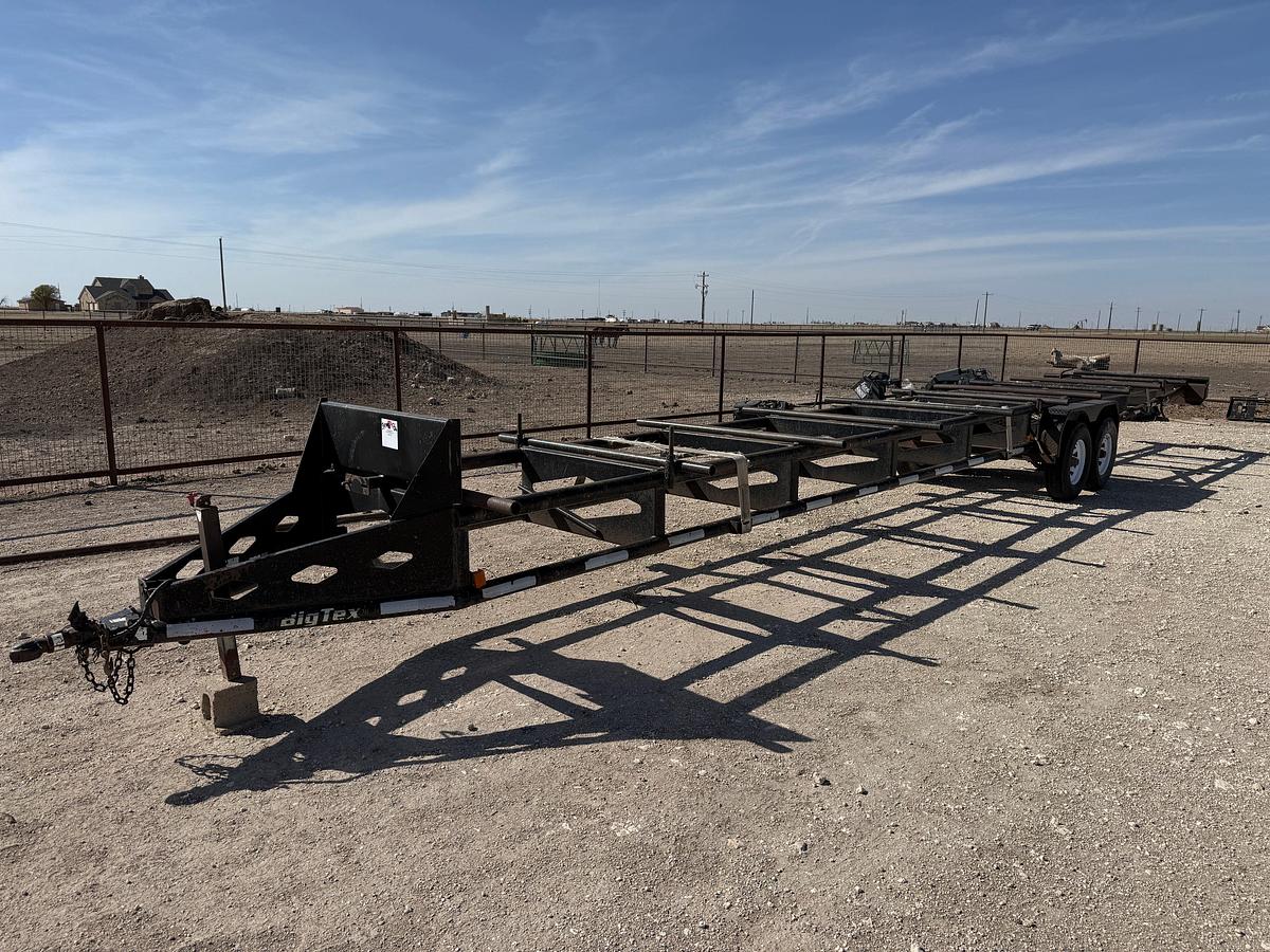 Used BIG TEX 30’ X 68” T/A BUMPER PULL PIPE TRAILER
