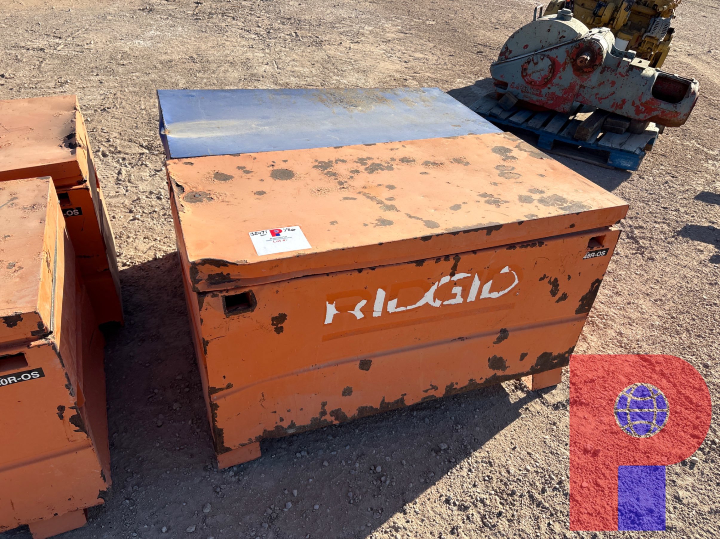 Used (2) 4’ X 2’ X 2’ JOB BOX TOOLBOXES