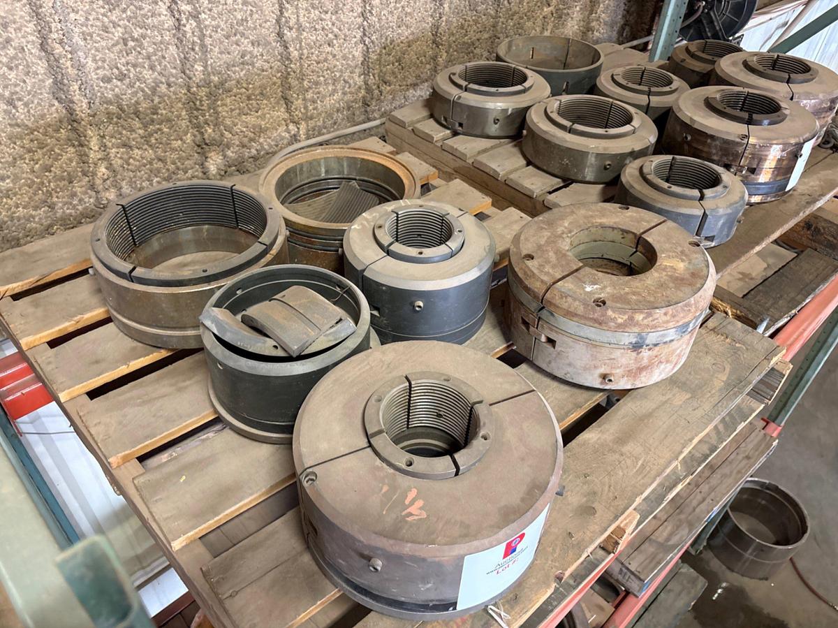 Used (11) assorted c22 casing slips w/ parts