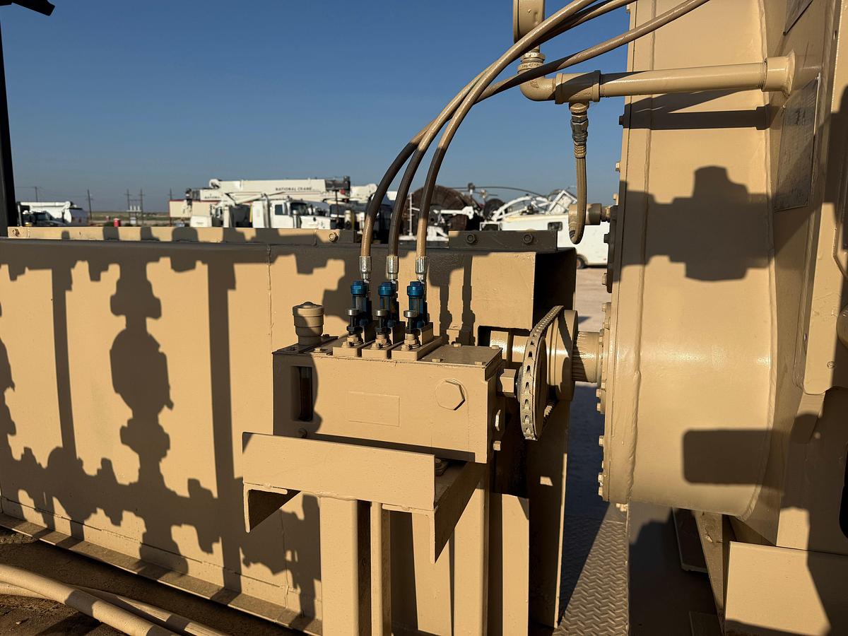 Used 2013 GARDNER DENVER GD-2250T 10K WP TRIPLEX PUMP (UNUSED REBUILD) P/B MTU 12V2000 1005-HP, SKIDDED