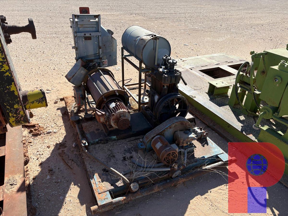 Used BETHLEHEM B-150 TRIPLEX PUMP, SKIDDED & INCOMPLETE PRESSURE WASHER SKID