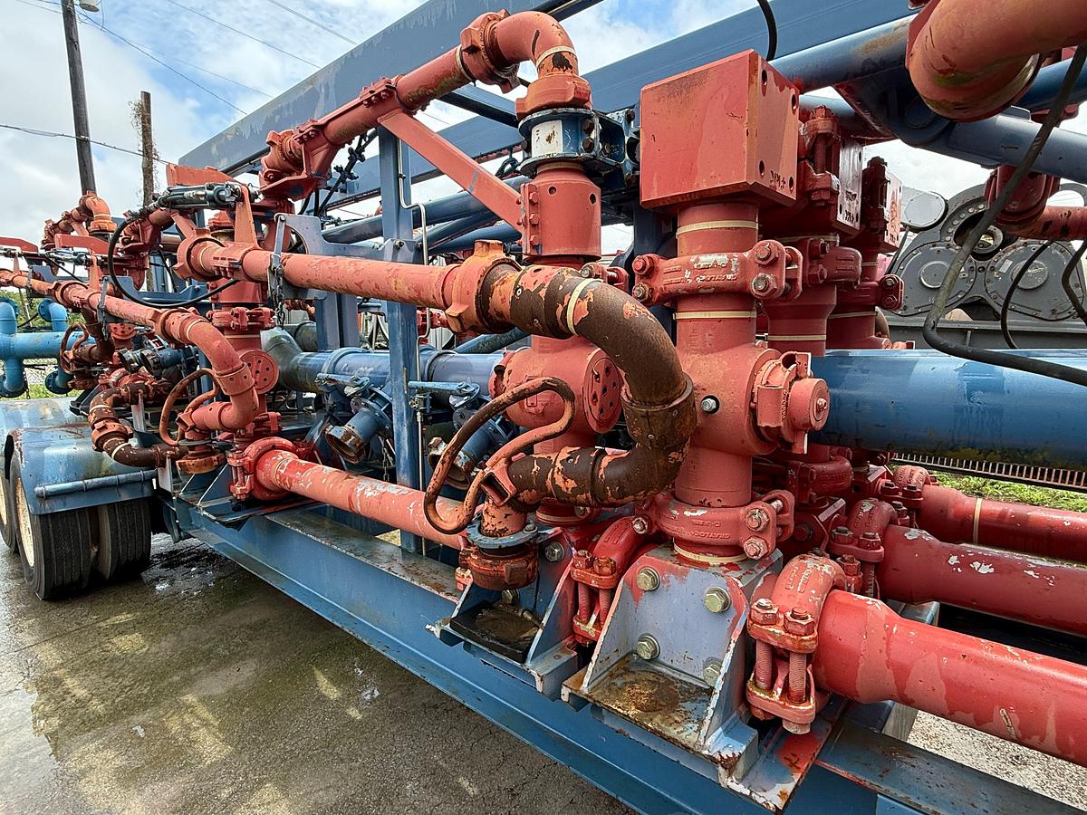 Used 2012 WORLEY WELDING WORKS T/A FRAC MISSILE MANIFOLD TRAILER