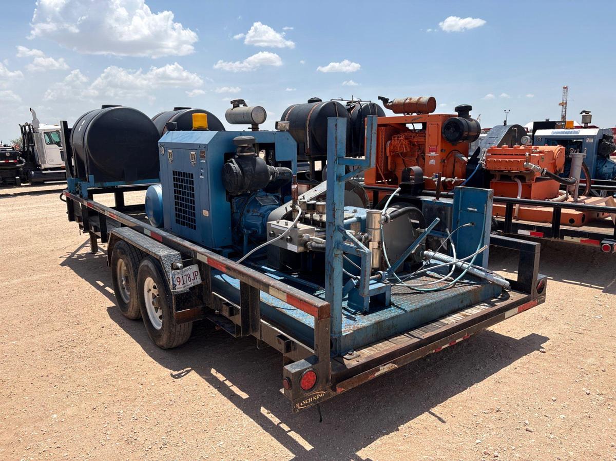 Used 2011 RELIABLE PUMPS T/A GOOSENECK 15K HYDROSTATIC TEST TRAILER