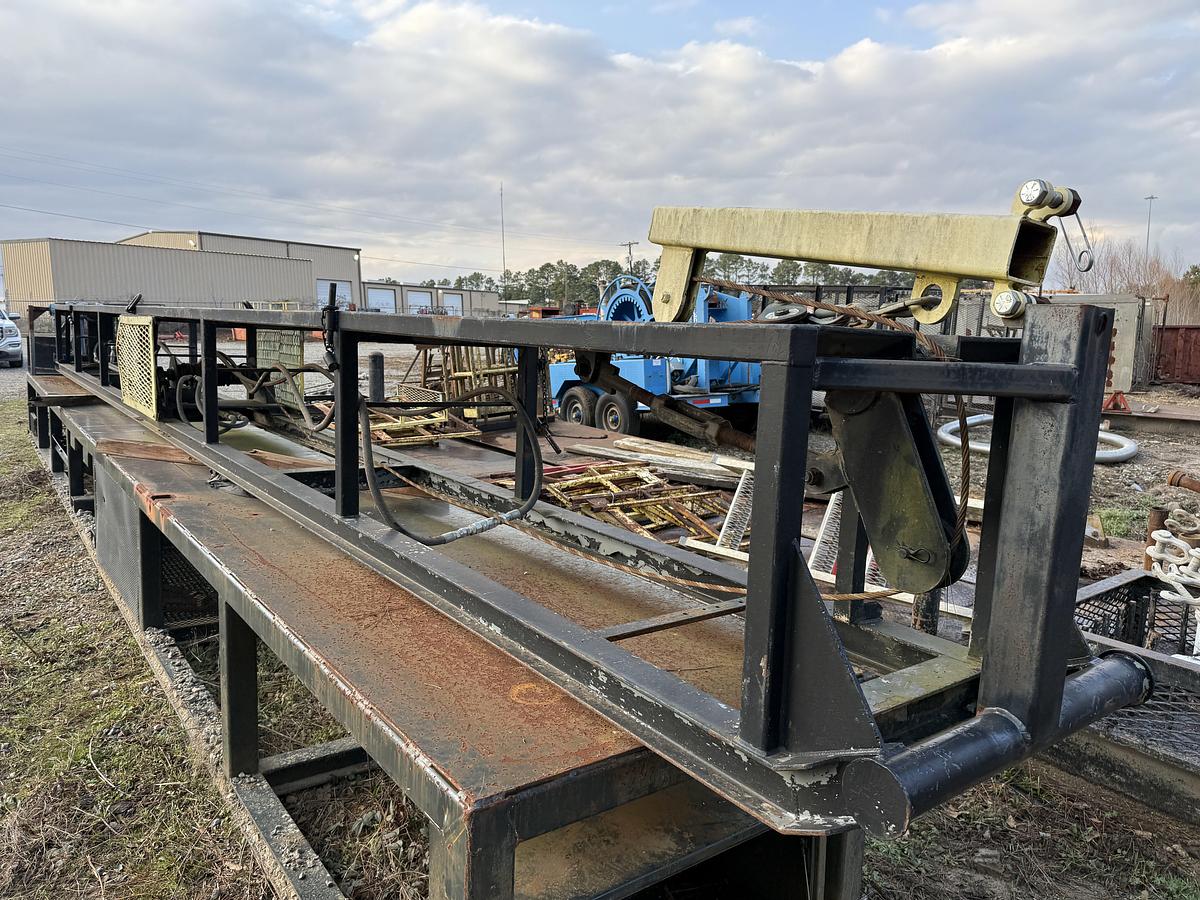 Used (1) 40’L  X 42”W & (1) 40’L X 32”W HYDRAULIC CATWALKS SKIDDED (NO POWER)