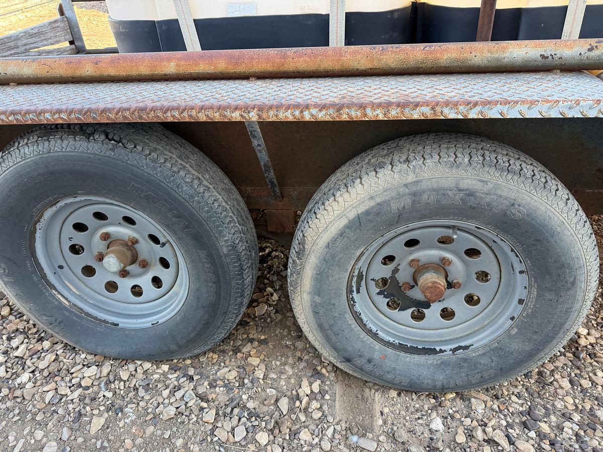 Used 2006 MAXEY TRAILERS 16' X 7' T/A BUMPER PULL UTILITY TRAILER