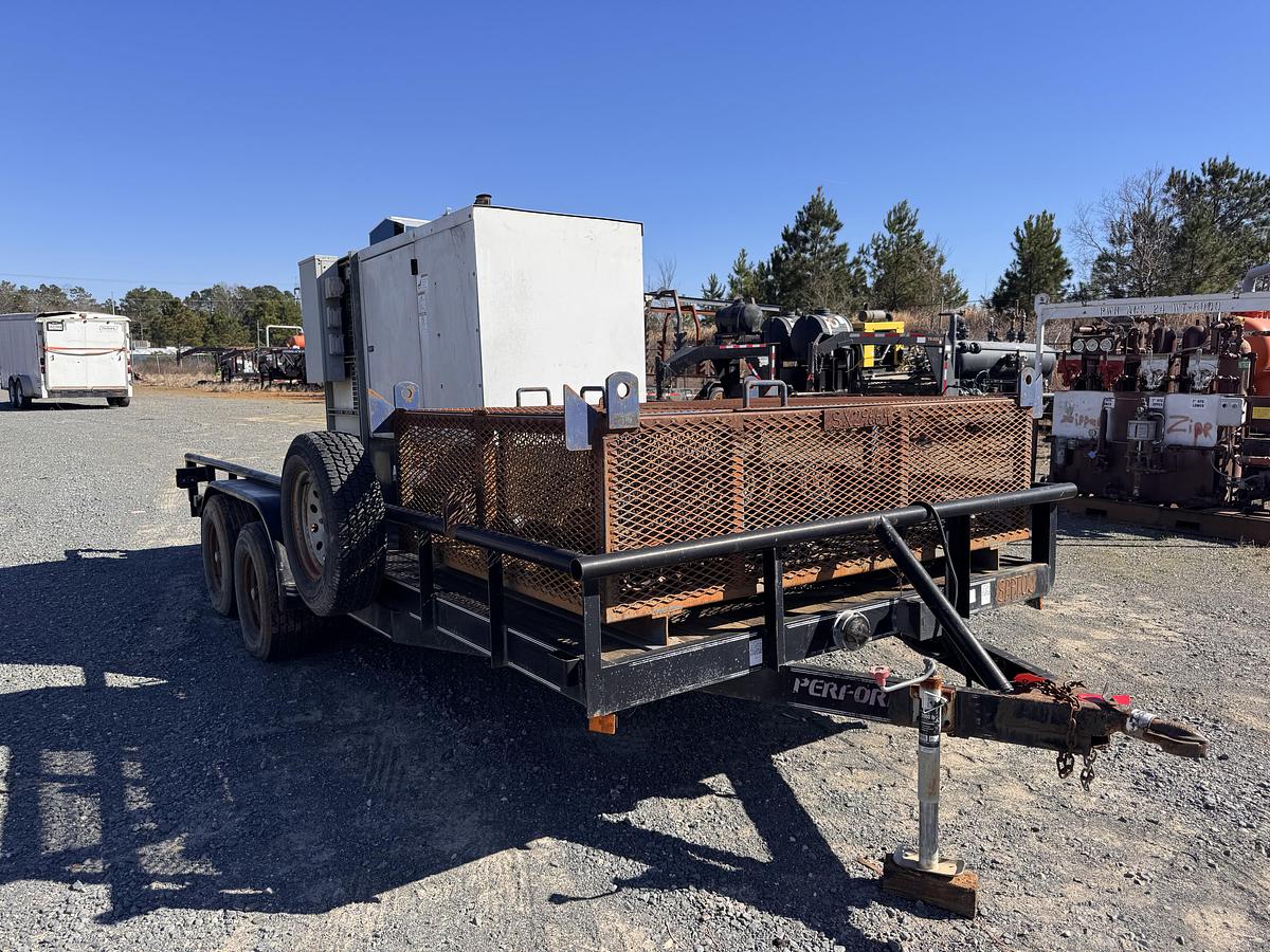 Used 2011 PARKER 18' T/A BP UTILITY TRAILER WITH 50 KW GENERATOR