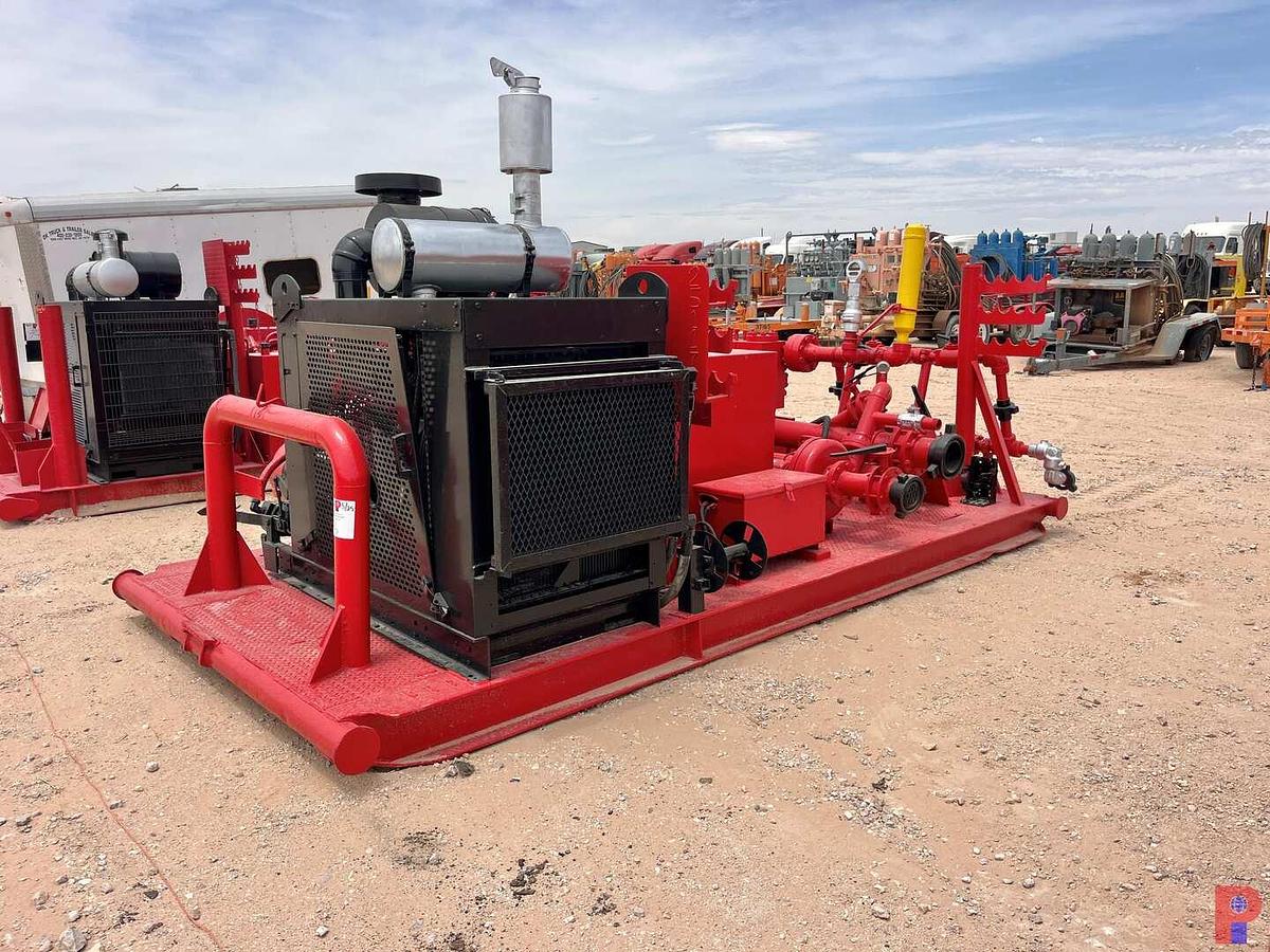 Used GARDNER DENVER TEE TRIPLEX PUMP UNIT, SKIDDED