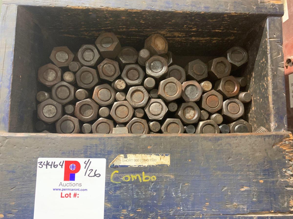 Used 6 Compartment Bolt Bin w/ 900 HYD to 1500 Long Combo Bolts