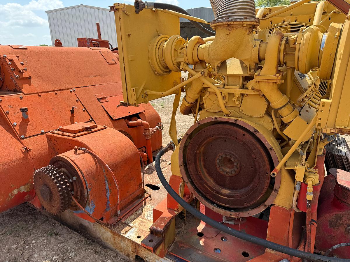 Used SKYTOP BREWSTER N45 450-HP DRAWWORKS P/B CAT 3412 (625-HP) ENGINE, SKIDDED