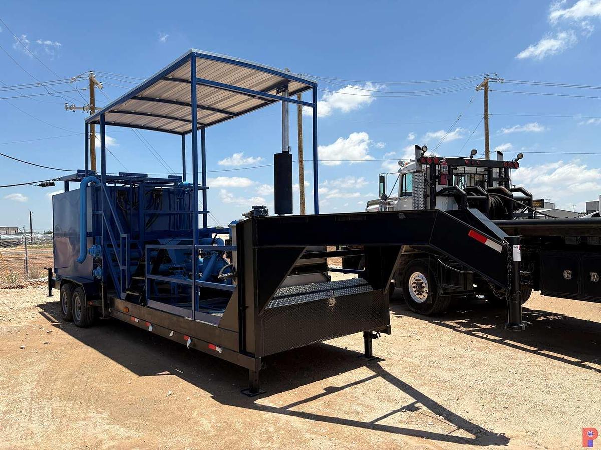 Used 2022 28’ X 7’ T/A GOOSENECK PORTABLE BATCH MIXING TRAILER