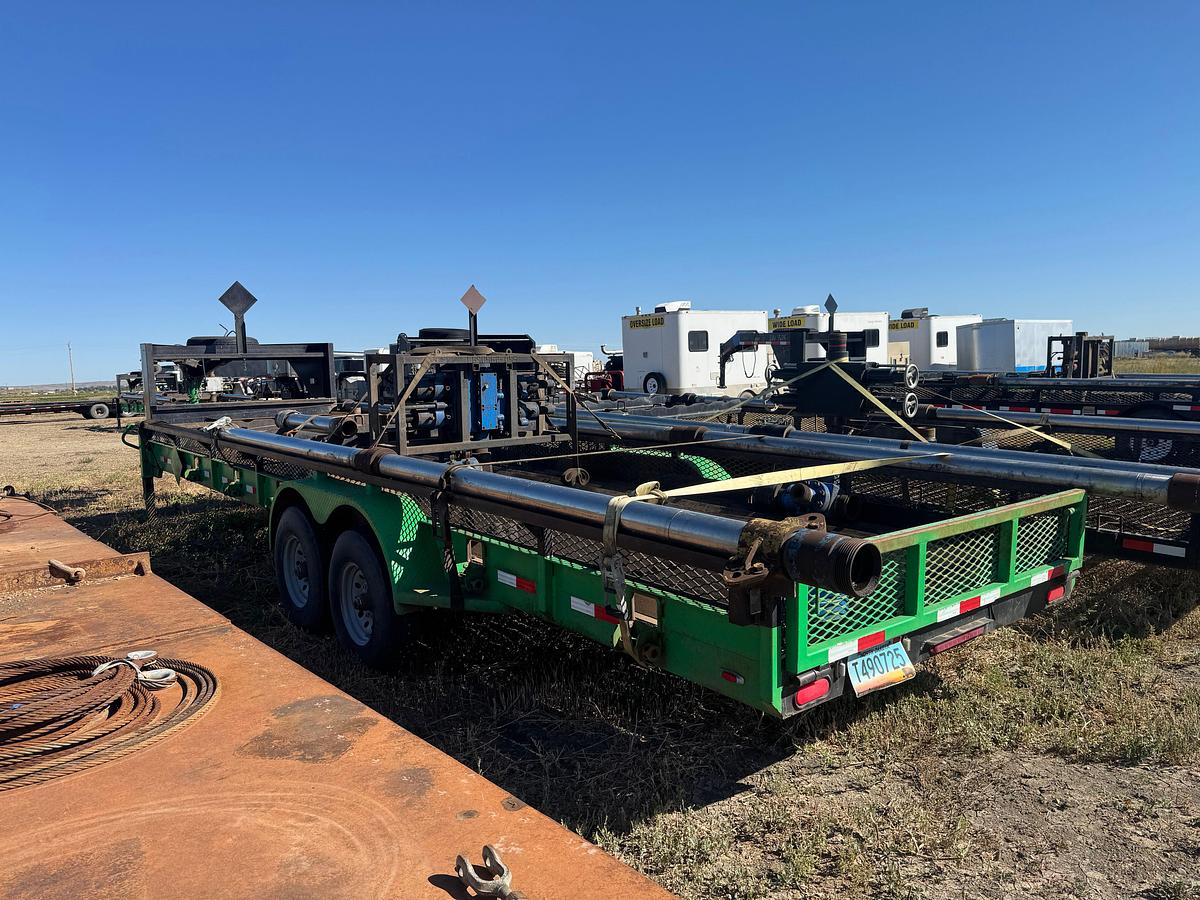 Used 2017 STEWART WIRELINE LUBRICATOR WITH BOP TRAILER