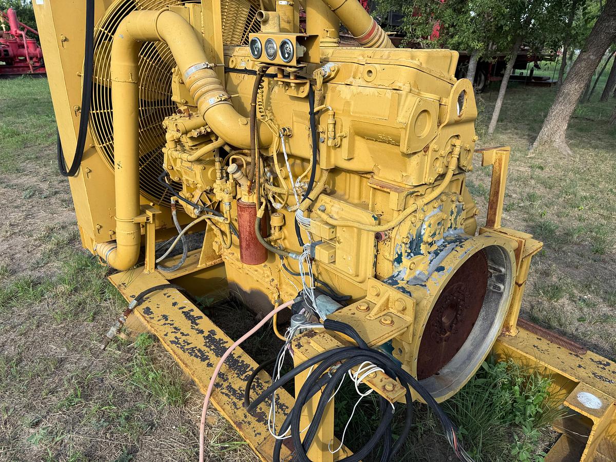 Used CATERPILLAR C15 W/ CHARGE AIR COOLER / RADIATOR, SKIDDED