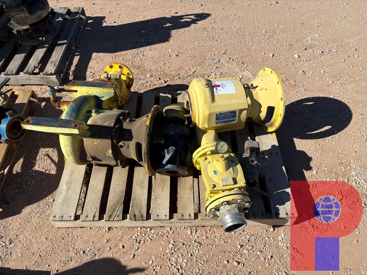 Used (2) GORMAN-RUPP PA4A60-4045T PRIME-AIRE CENT PUMPS