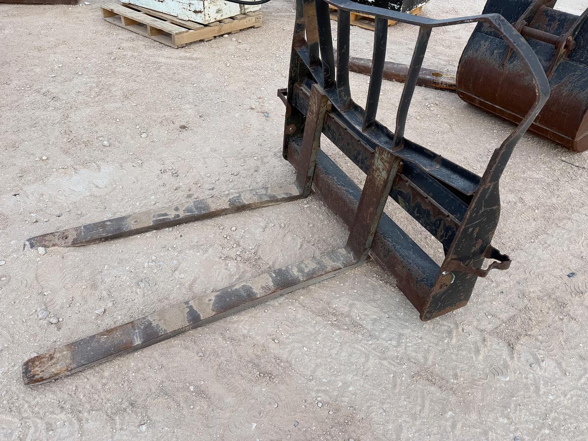 Used 4’ x 4’ SKID STEER FORK ATTACHMENT