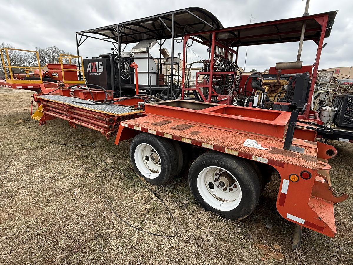 Used 2018 3T MFG 36’ X 102” T/A FRAC PUMP TRAILER