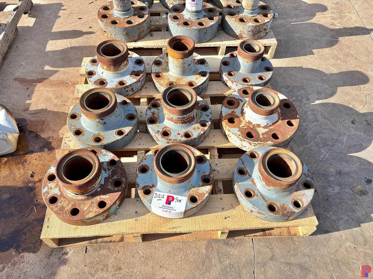 Used (9X$) 3” & 4” WECO FLANGES