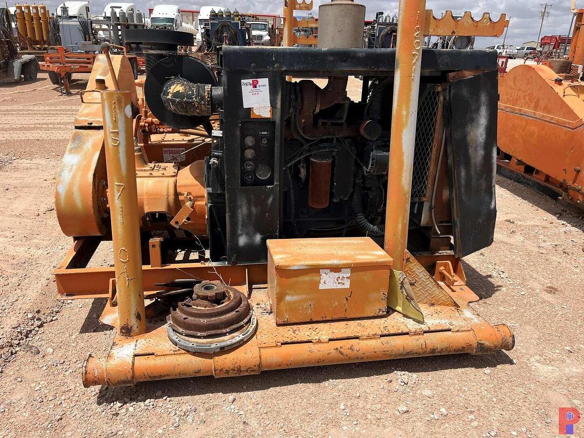 Used GARDNER DENVER TEE TRIPLEX PUMP UNIT, SKIDDED