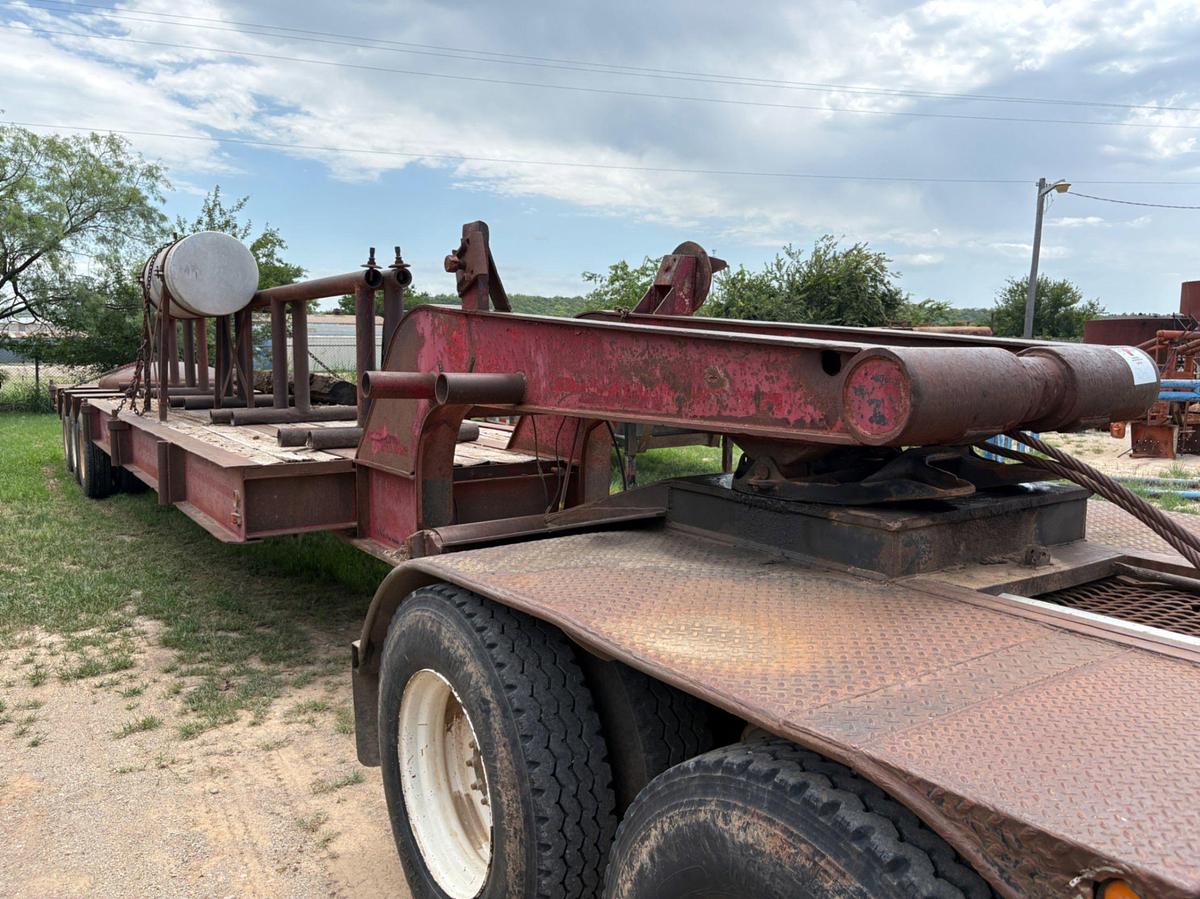 Used 1981 HERCULES 48’ X 96” 3-AXLE OILFIELD LOWBOY TRAILER