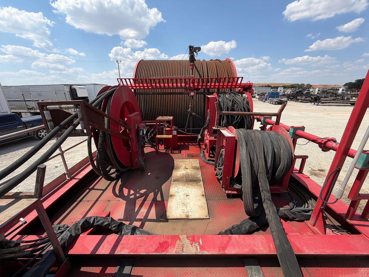 Used 2019 Hydra Rig 2-3/8” 14ft6in wide Coil Tubing Reel Trailer