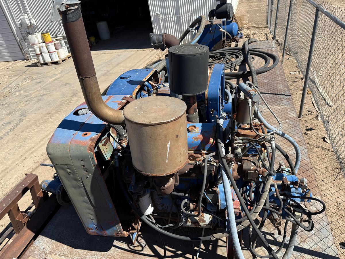 Used DETROIT DIESEL 4-53N POWER UNIT W/ HYDRAULIC PUMPS