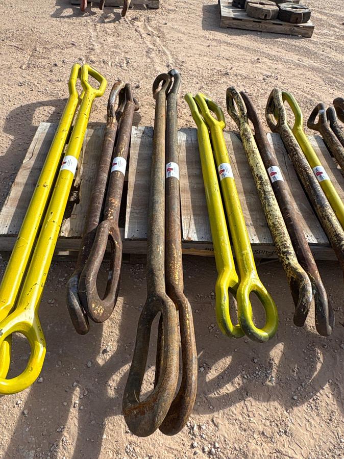 Used (2) 2” x 96” elevator links