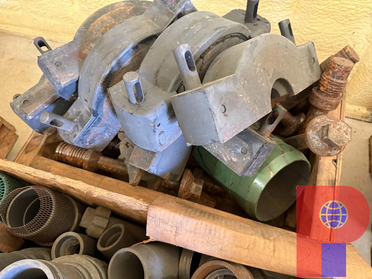 Used (4) CRATES OF VARIOUS BOP RAMS, VALVE STEMS, COLLARS, SLEEVES, & RELATED