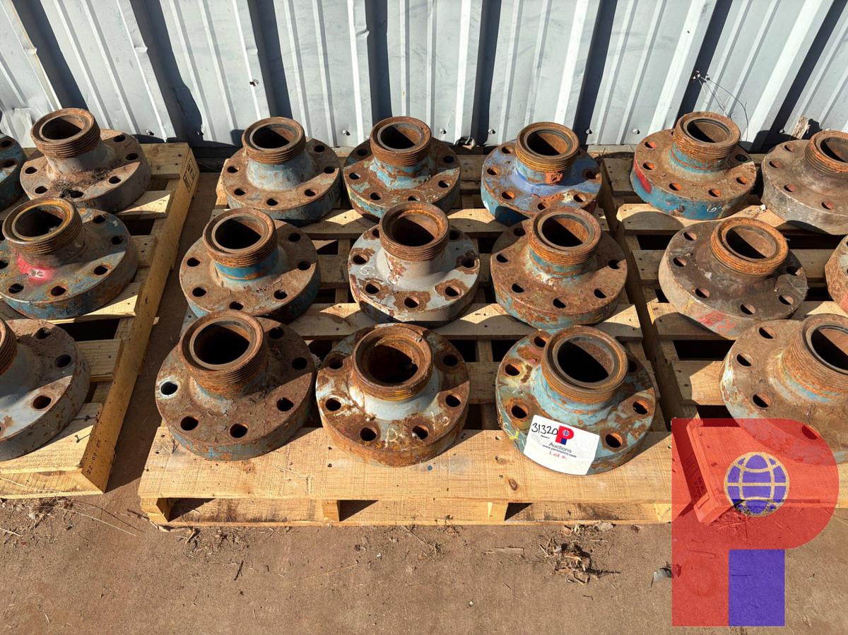 Used (9X$) 4” WECO FLANGES