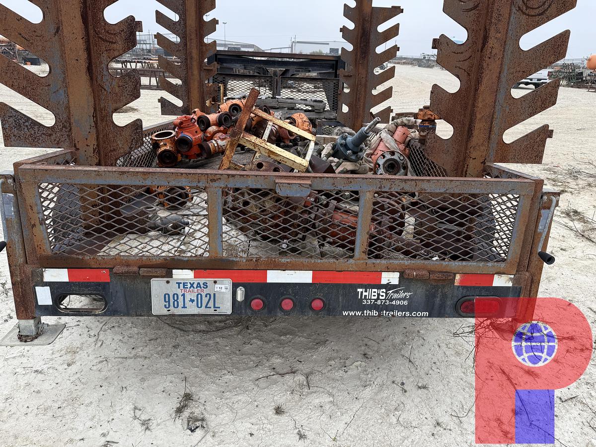 Used 2011 THIB’S TRAILERS 16’ T/A MONORAIL GOOSENECK TRAILER