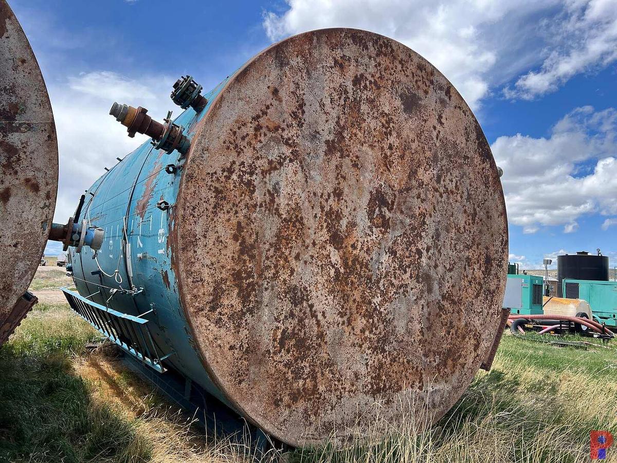 Used EATON 12’DIAMETER X 20’H 400BBL VERTICAL STORAGE TANK