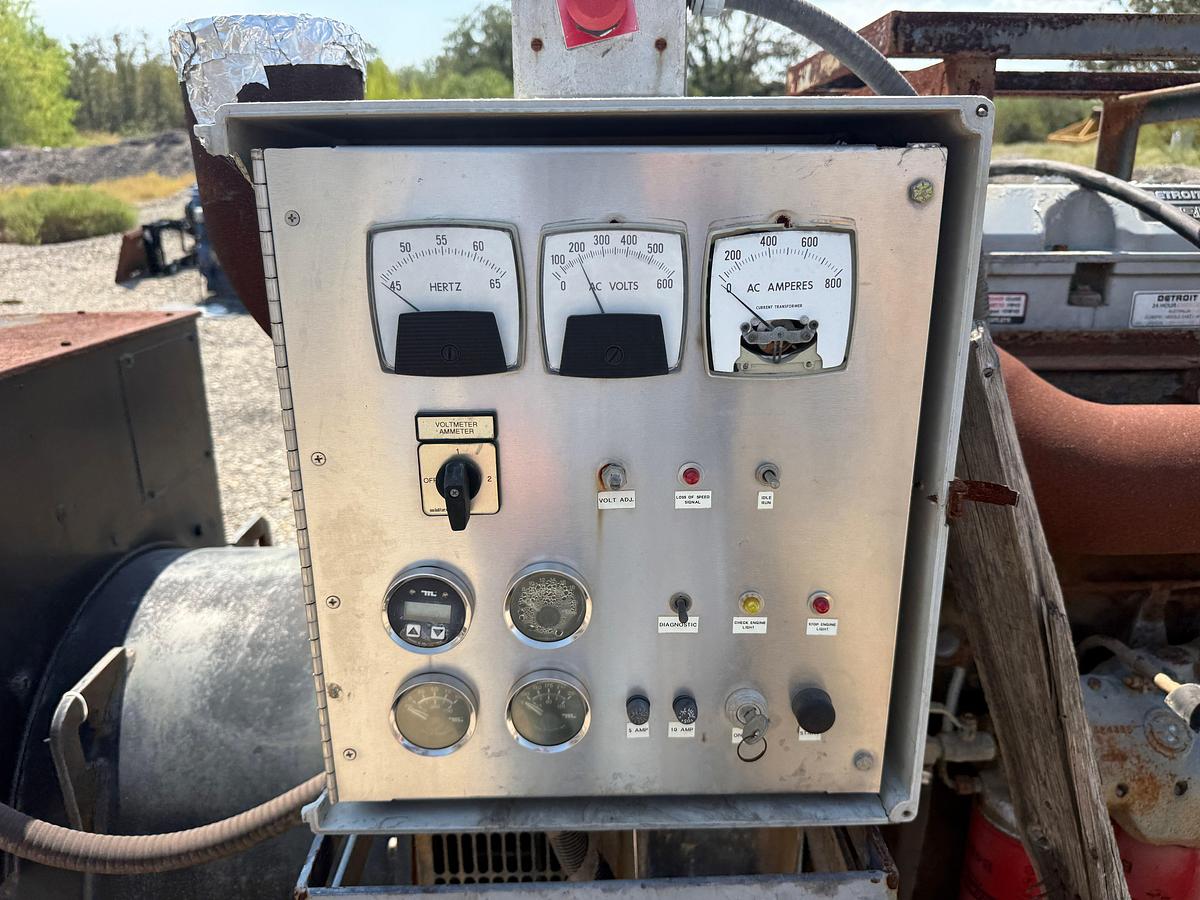 Used DETROIT SERIES 60 W/ 375-KW GENERATOR, SKIDDED