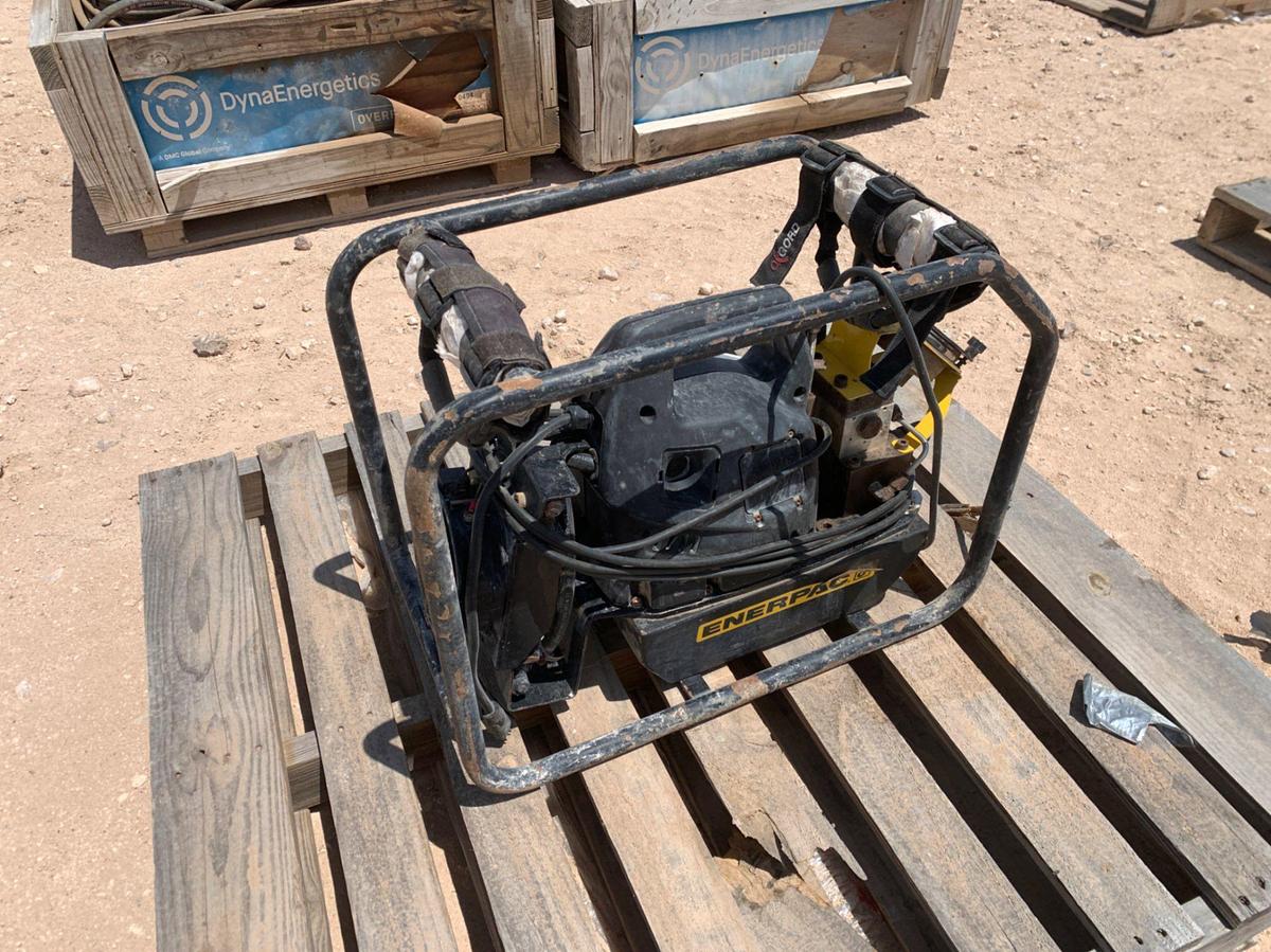 Used (2x$) Enerpac 15,000 psi Hydraulic Power Units