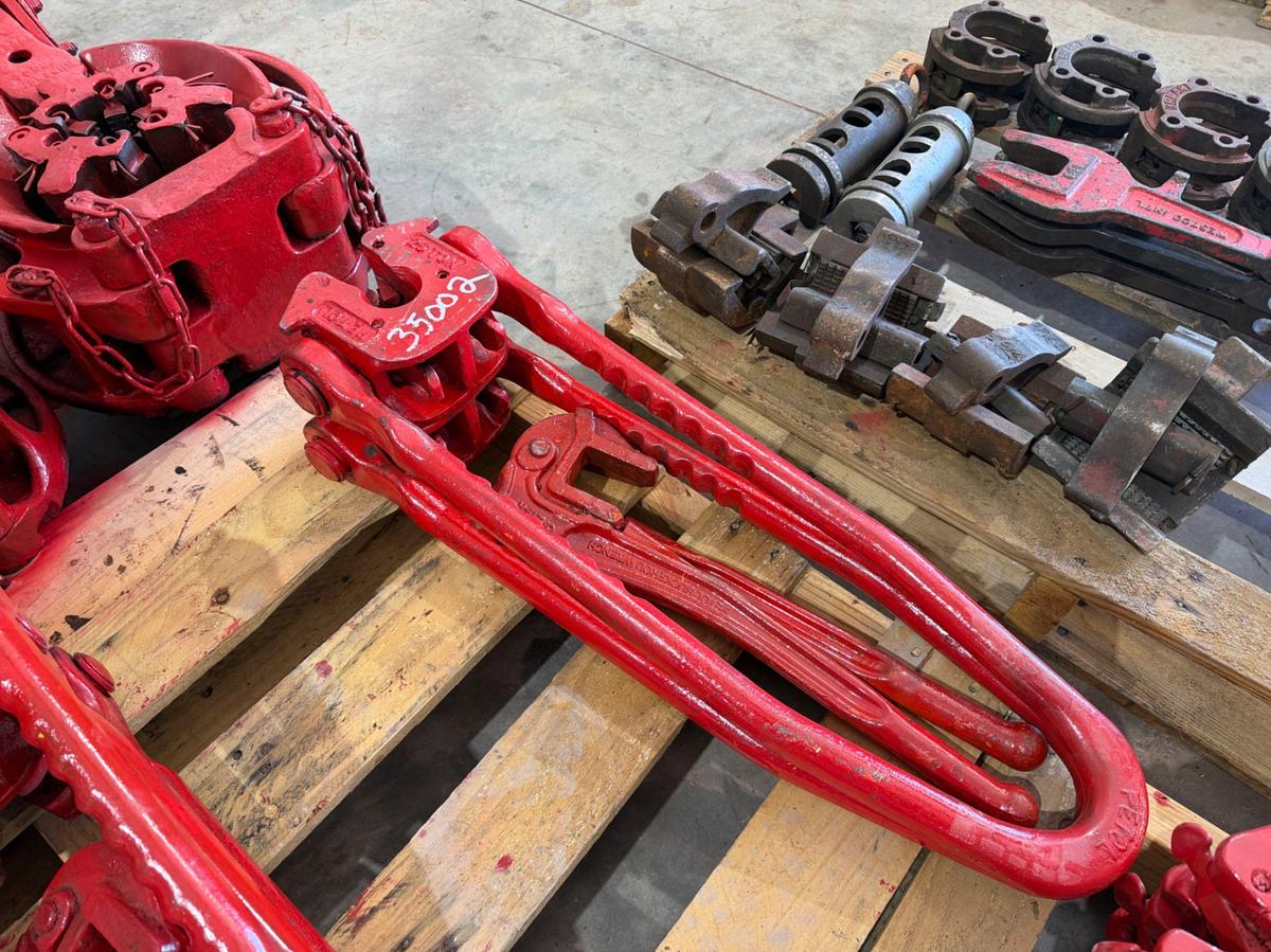 Used (2) Petol 1” 25 Ton Rod Elevators & (2) Rod Wrenches