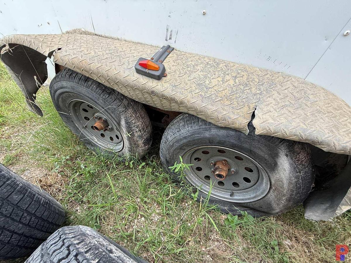 Used 2015 FOREST RIVER 12’ T/A BUMPER PULL CREW / DOGHOUSE TRAILER