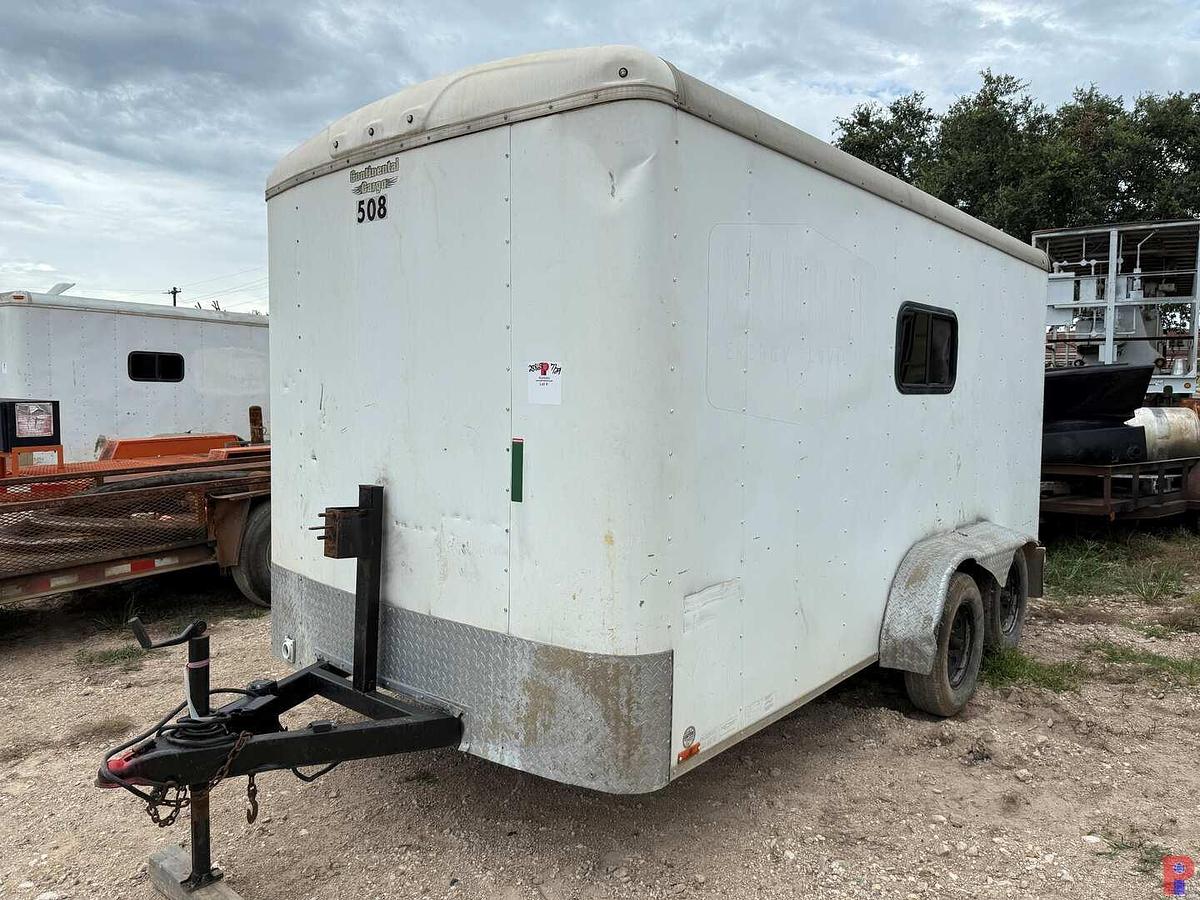 Used 2015 FOREST RIVER 14’ T/A CREW DOGHOUSE TRAILER