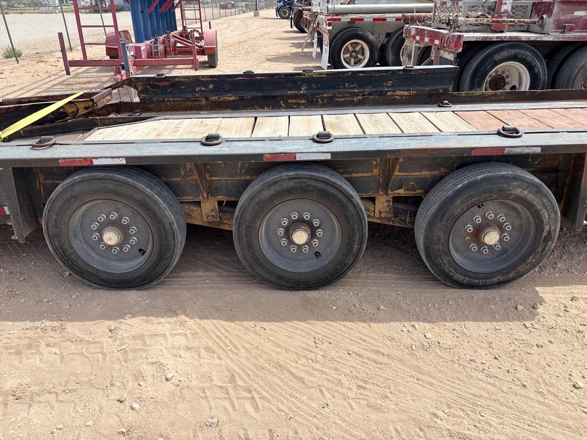 Used 2008 BELSHE 21’ X 90” 3-AXLE BUMPER PULL EQUIPMENT TRAILER