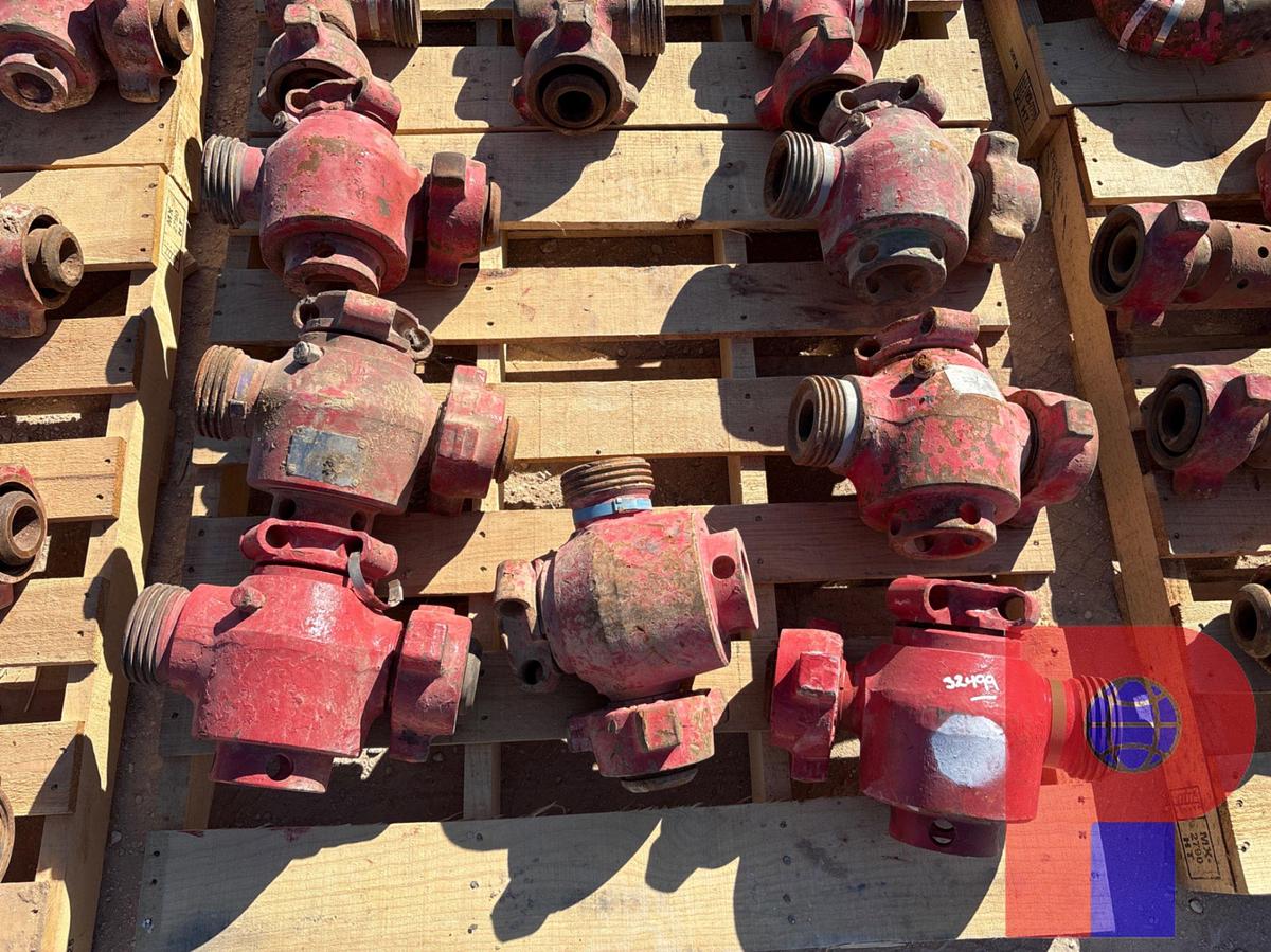 Used (7) 2” 1502 PLUG VALVES