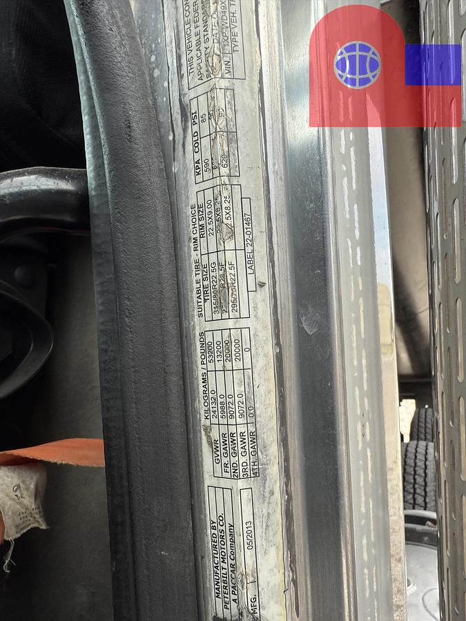 Used 2014 PETERBILT 388 T/A DUMP TRUCK