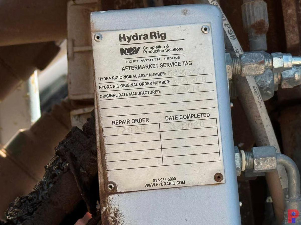 Used 2015 HYDRA RIG HR6100 15K 2-3/8" COIL TUBING TRAILER