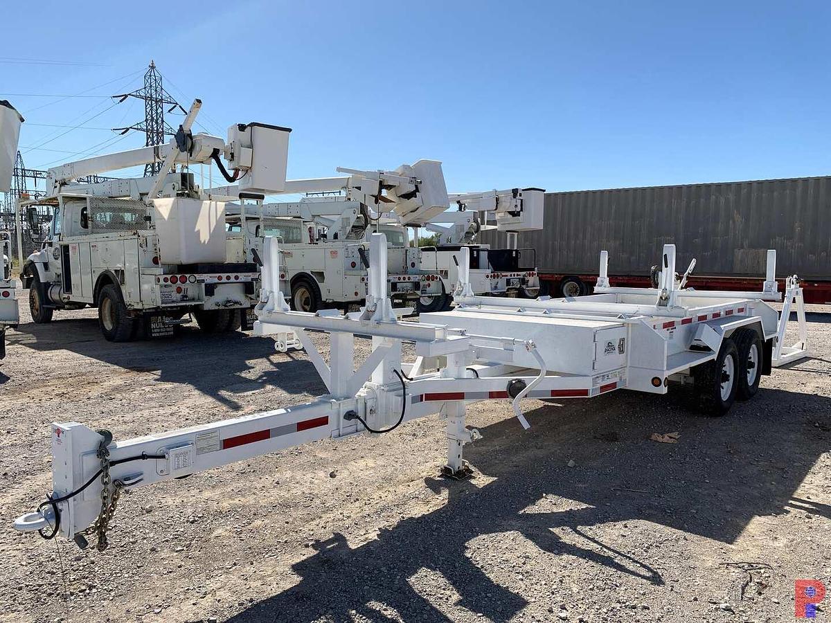 Used 2017 BROOKS BROTHERS TRAILERS 21’ T/A PINTLE HITCH POLE TRAILER