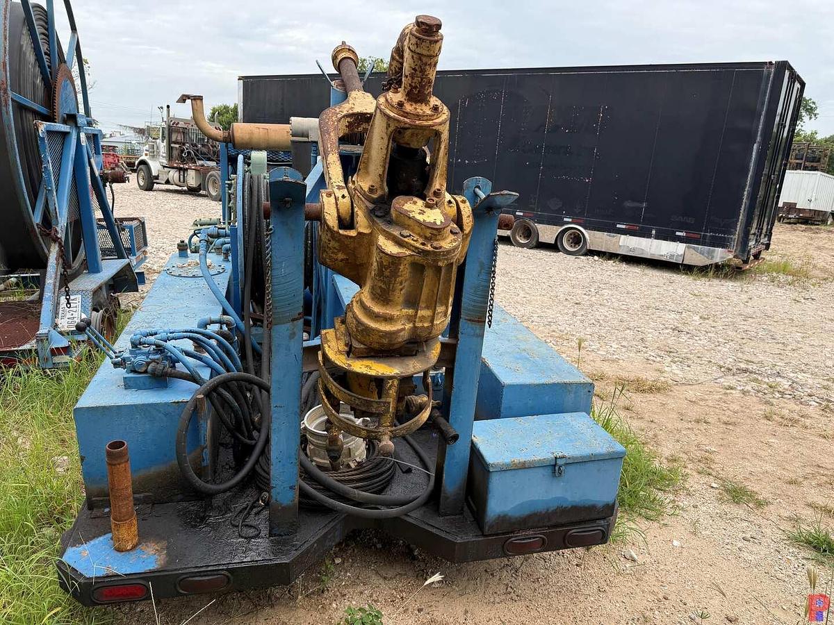 Used EVCO 85 TON POWER SWIVEL MTD. ON 19’ T/A GOOSENECK TRAILER