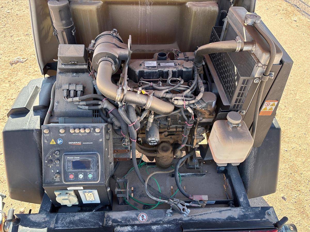 Used 2018 GENERAC MLT6SMD 6KW S/A BUMPER PULL LED LIGHT TOWER