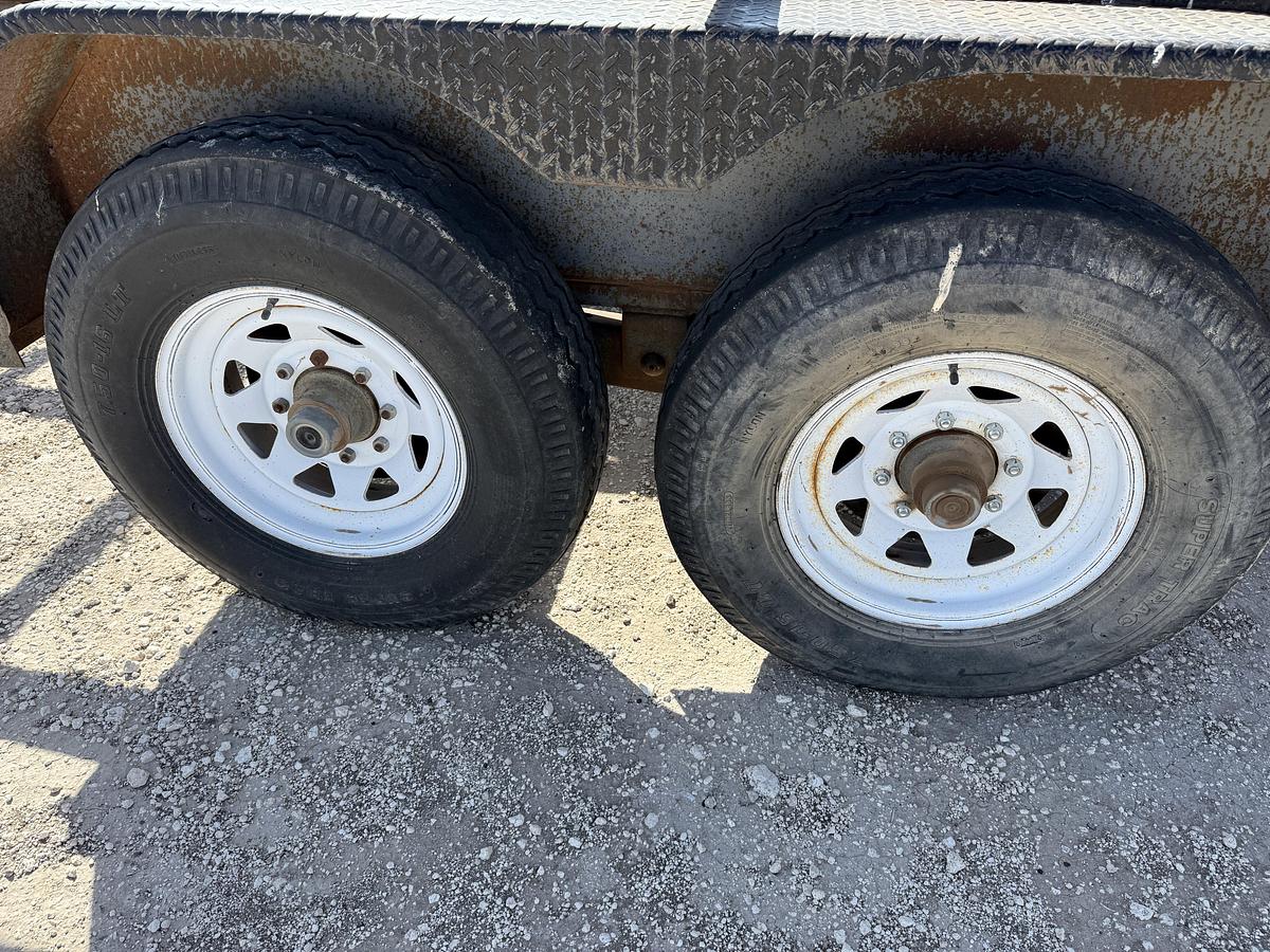 Used BIG TEX 30’ X 68” T/A BUMPER PULL PIPE TRAILER